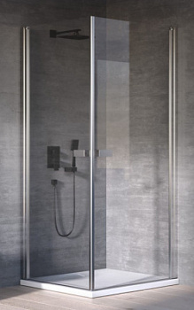 Душевой уголок Kolpa-San Andromeda Q 80 silver brill transparent 516450