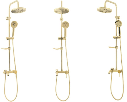 Душевая система Rea Luis Gold P7006