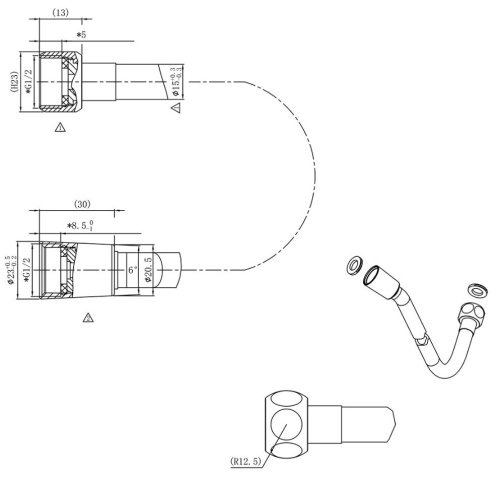 Душевая система Vincea Inspire VSFW-422TI2GM
