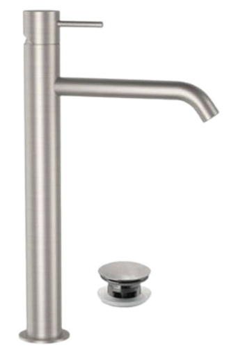 Смеситель для раковины Remer X Style INOX SSX10LXLB, нержавеющая сталь