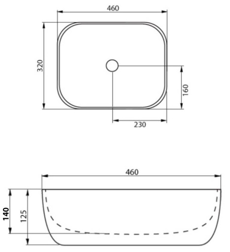 Умывальник Calani Tracy CAL-00003