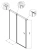 Душевая дверь Kolpa-San Andromeda N 160 silver brill transparent 516740 Душевая дверь Kolpa-San Andromeda N 160 silver brill transparent 516740