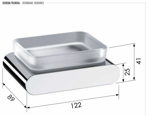 Мыльница Remer Lounge LN10CR