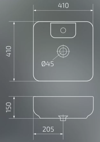 Умывальник Gid N9443