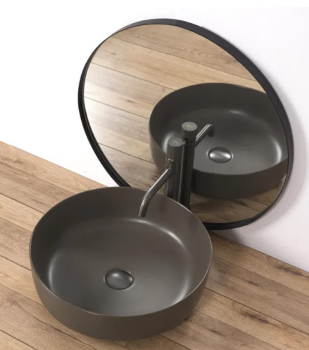 Умывальник Rea Elma Grey matt U8495