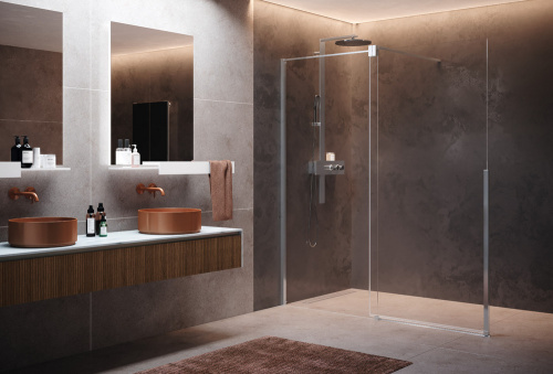 Душевая дверь Novellini 120 H Style HSTYLE120S-1B левая