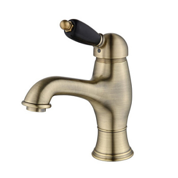 Смеситель для умывальника Caprigo Adria-uno Black Edition 02B-520-VOT