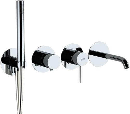 Смеситель для ванны Remer X Style X96S03ROXXG