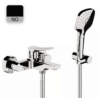 Смеситель для ванны Remer Slash SL02NO, черный матовый