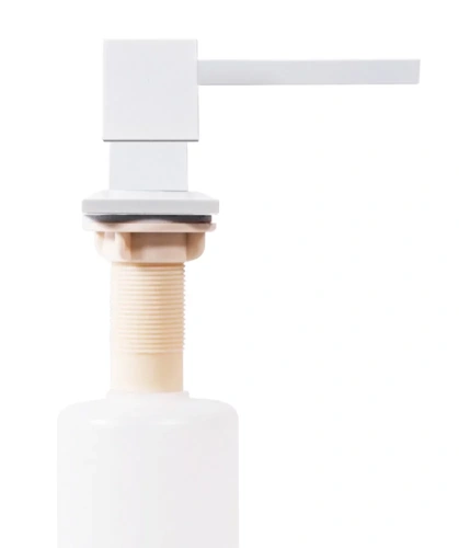 Дозатор для мыла Rea white square BAT-05010