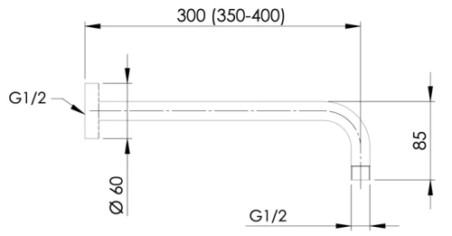 Кронштейн 30 см Mariani B00BDL0530