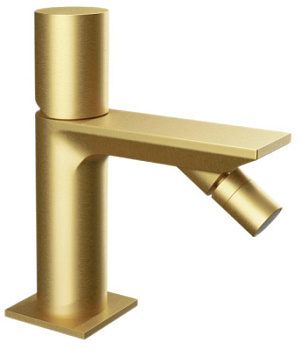 Смеситель для биде Remer Edge EG520BG, золото брашированное