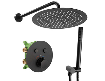 Душевая система Rea Miler Black matt P6713