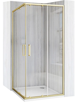 Душевой уголок Rea City Gold Brush 90x90 K6443