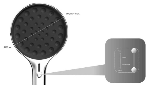 Душевая система Vincea VSFW-433TI3RGM