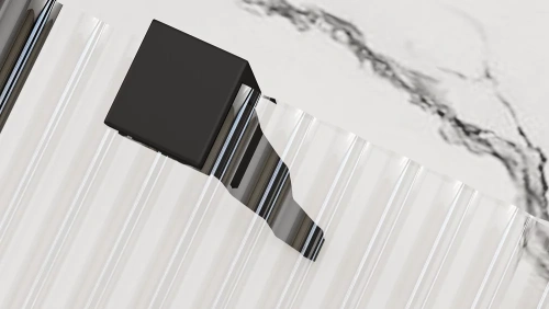 Душевая стенка Rea Aero Intimo black matt 90x200 K4123