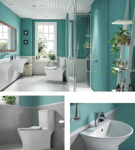 Унитаз напольный Ceramalux 1217P