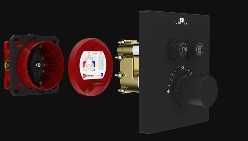 Душевая система Vincea Inspire VSFW-3I21T2RMB