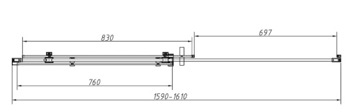Душевой уголок Vincea Como-N VSR-4CN8016CLB