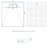 Душевой поддон Rea Bazalt Carrara White 80x100 K7000