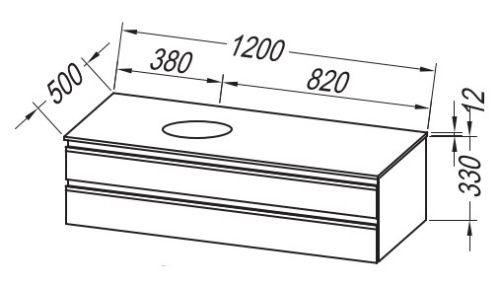 Тумба подвесная Kolpa-san Alexis OA 120 Green 547220