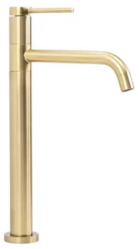 Смеситель для раковины Rea Lugano slim gold matt B4420