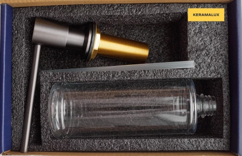 Дозатор для кухонной мойки Vivi Felice F 12 G Gun Metal