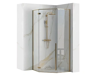 Душевой уголок Rea Diamond GOLD 100x100 K6616