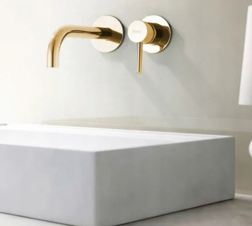 Смеситель для умывальника Rea Lungo Gold B8559