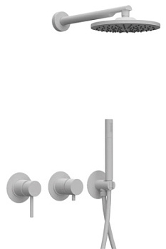 Душевая система Remer X Style X96S02OBO, белый матовый