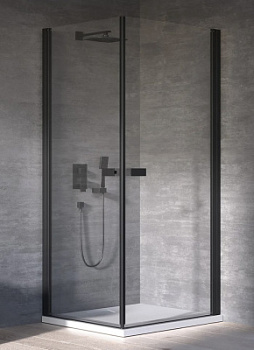 Душевой уголок Kolpa-San Andromeda Q 100 black transparent 516500