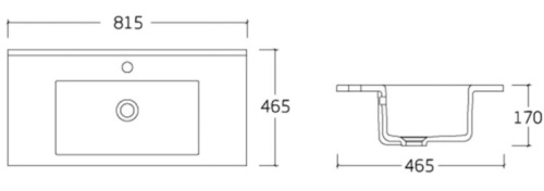 Раковина Vincea VBS-13980MB