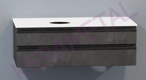 Тумба подвесная Kolpa-san Alexis OA 100 Dark concrete 546280