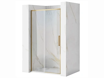 Душевая дверь Rea Rapid Slide gold matt 120 K4709