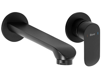 Смеситель для умывальника Rea Hyper Black matt B2061