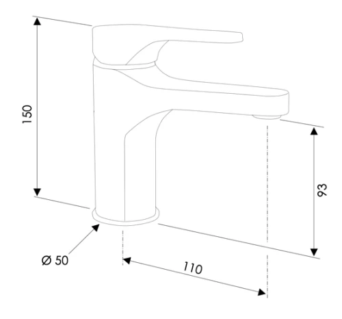 Смеситель для раковины Mariani Surf A00380SF60