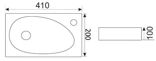 Умывальник CeramaLux 9265