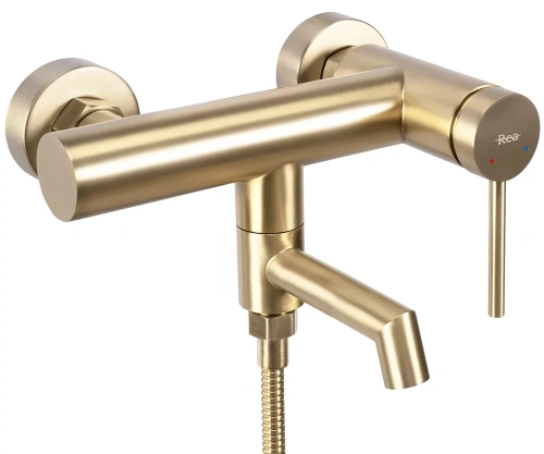 Смеситель для ванны Rea Foss gold matt B5112