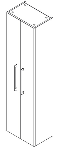 Пенал подвесной Caprigo Accord 45 2251-SF019