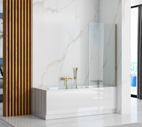 Шторка на ванную Rea Elegant Gold 80 W5601