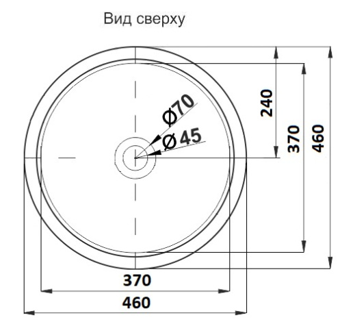 Умывальник CeramaLux 7031B