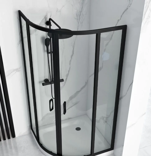 Душевой уголок Rea Look Black 80x80 K7902