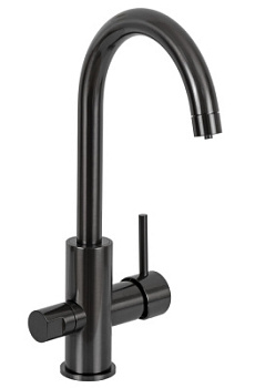 Смеситель для кухни Remer X Style N792DWCFP, черный брашированный хром