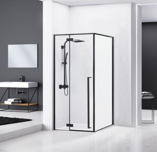 Душевой уголок Rea Fargo Black 90x90 K6318