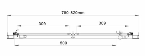 Душевая дверь Vincea Garda VDB-1G800CH