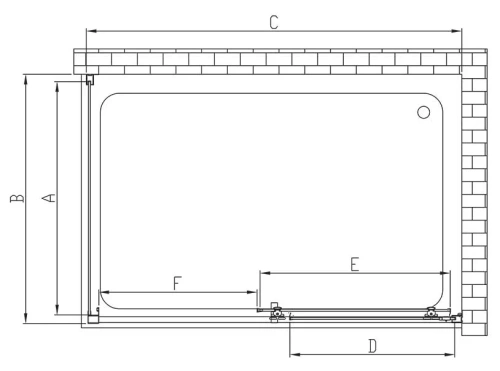 Душевой уголок Vincea Alpha VSR-3AL9014CLGM