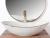 Умывальник Rea Royal Gold Edge U8570 Умывальник Rea Royal Gold Edge U8570