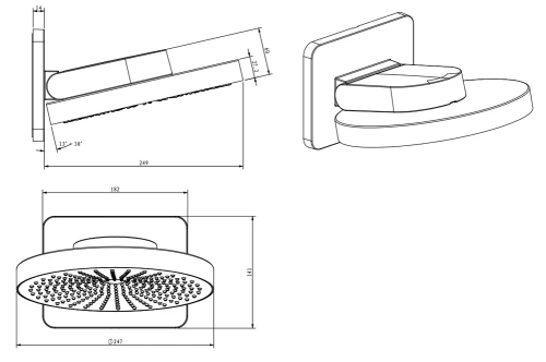 Душевая система Vincea Inspire VSFW-4I211CH