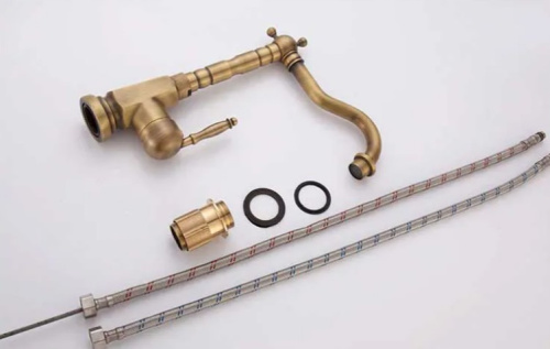 Смеситель для умывальника Rea Bona Old Gold B2150