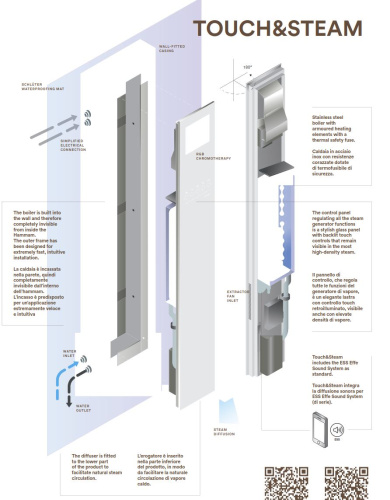 Парогенератор 90 Touch&Steam Effe HACMTS0022